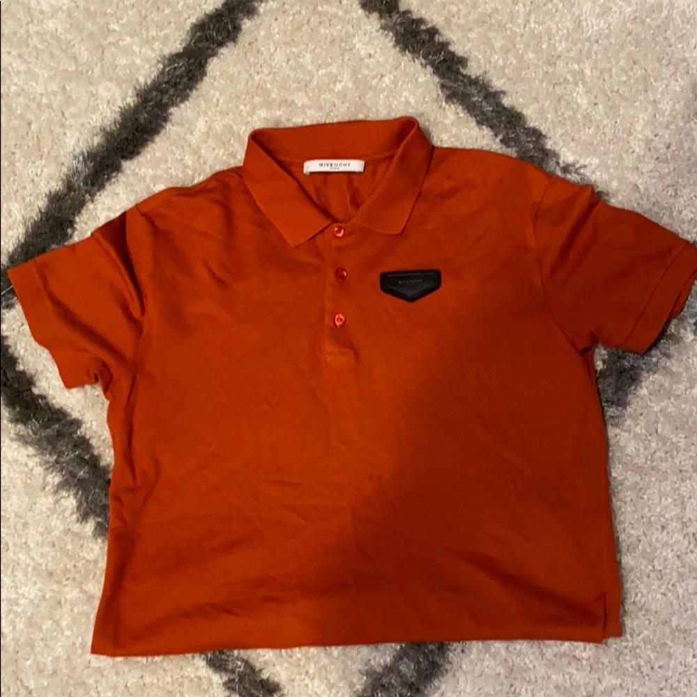 Burnt orange Givenchy polo
